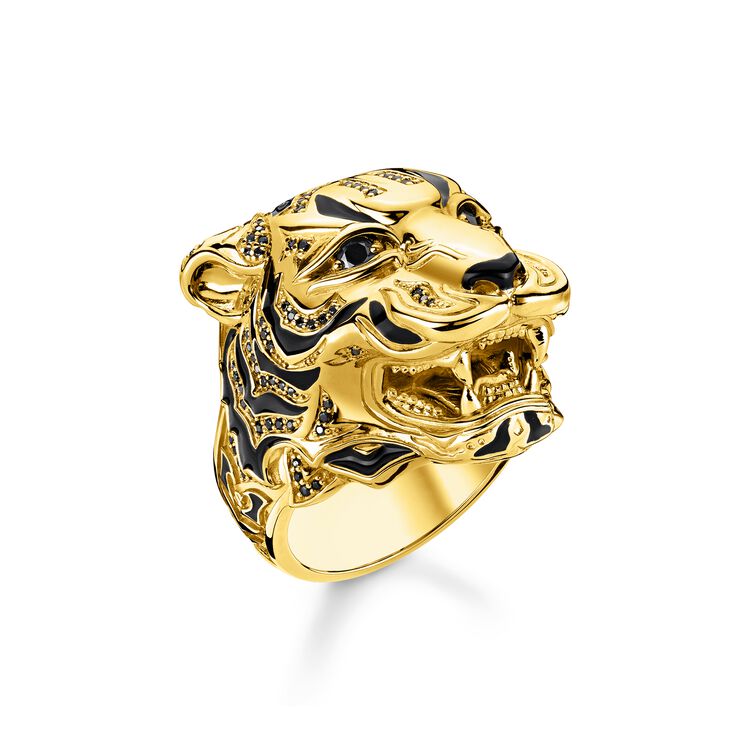 Ring Tiger Gold Tr2295 565 39 Thomas Sabo