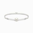 Bracelet Karma Secret with white freshwater pearl from the Karma Beads collection in the THOMAS SABO online store