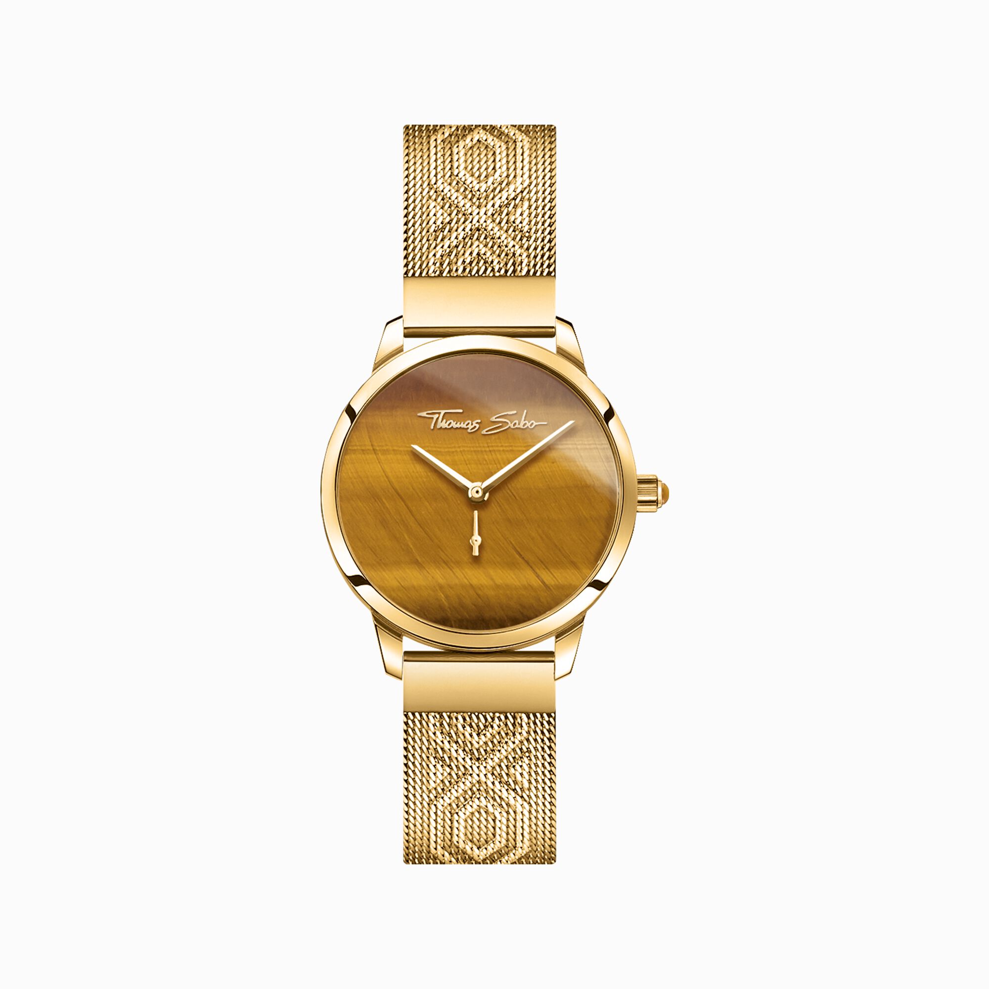 Reloj para se&ntilde;ora garden spirit ojo de tigre oro de la colección  en la tienda online de THOMAS SABO