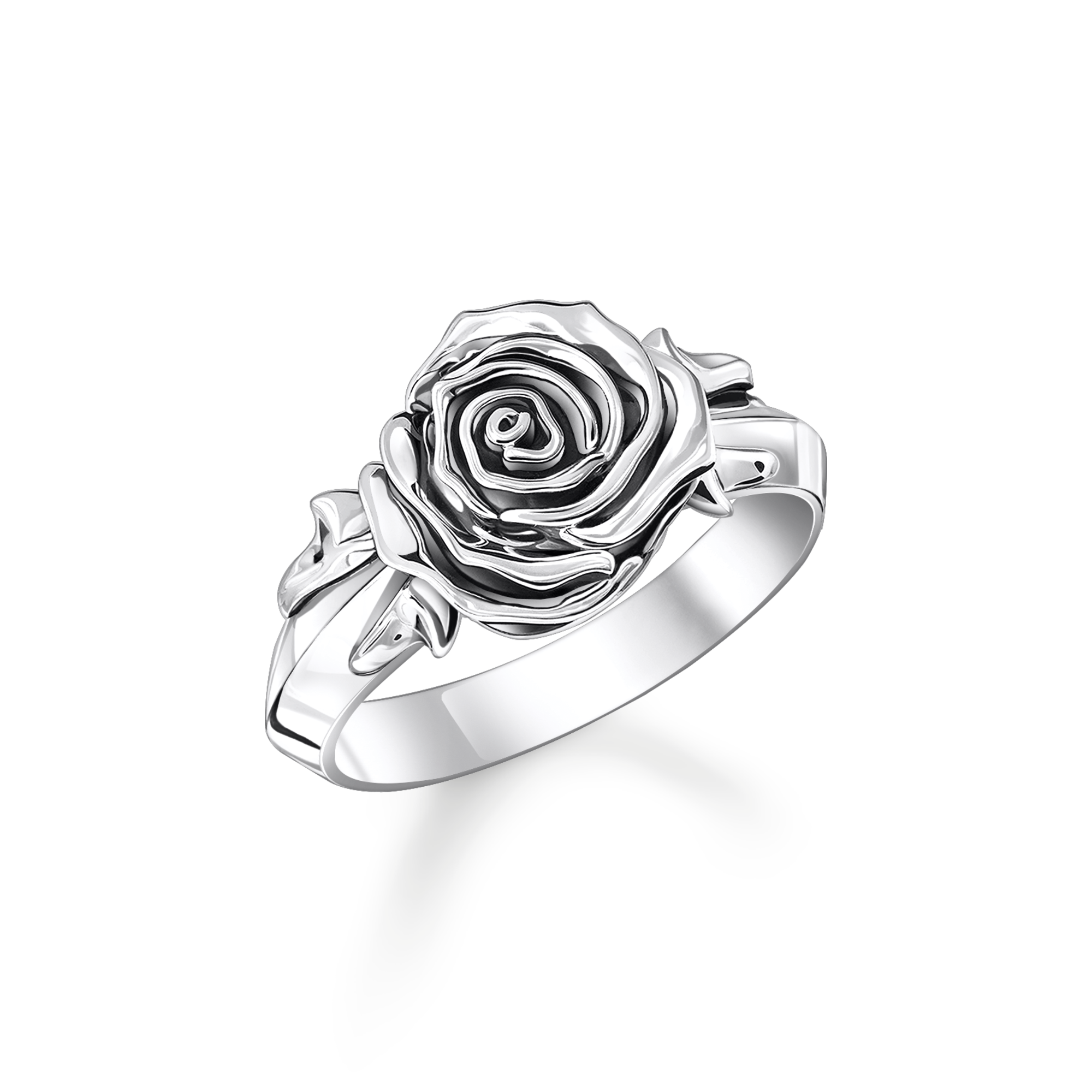 Thomas Sabo Ring Midnight Rose Silber silberfarben TR2487-637-21-58