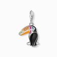 Charm pendant colourful toucan silver from the Charm Club collection in the THOMAS SABO online store