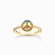Ring Peace mit bunten Steinen gold aus der Charming Collection Kollektion im Online Shop von THOMAS SABO