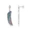 Earrings bright silver-coloured hummingbird wing from the  collection in the THOMAS SABO online store