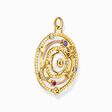Colgante semiesfera con ojo y piedras de colores ba&ntilde;ado en oro de la colección  en la tienda online de THOMAS SABO