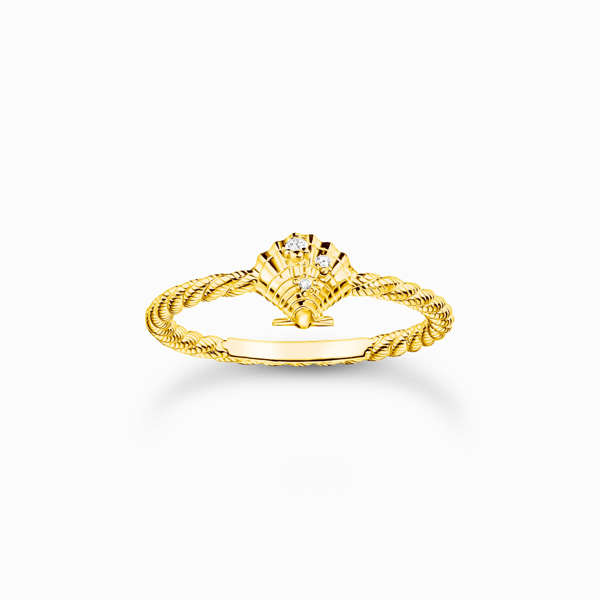 Ring Seil mit Muschel gold aus der Charming Collection Kollektion im Online Shop von THOMAS SABO