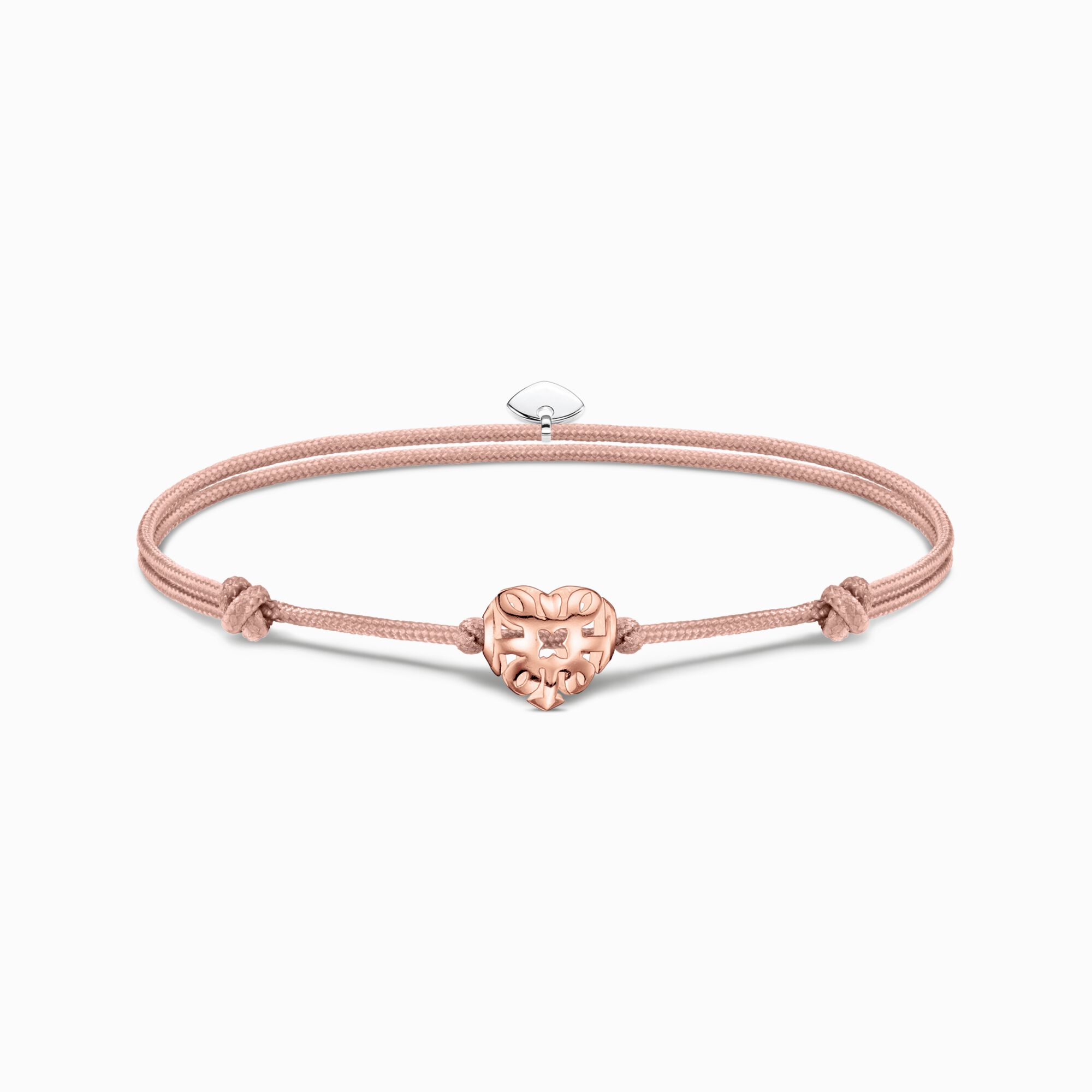 Bracelet Karma Secret with heart Bead rose gold plated from the Karma Beads collection in the THOMAS SABO online store