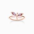 Ring dragonfly with stones rose gold from the Charming Collection collection in the THOMAS SABO online store