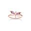 Bague libellule avec pierres or rose de la collection Charming Collection dans la boutique en ligne de THOMAS SABO