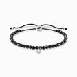 Bracelet black pearls with white stone from the Charming Collection collection in the THOMAS SABO online store