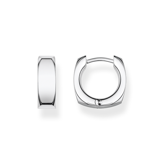 hoop earrings Minimalist silver from the  collection in the THOMAS SABO online store