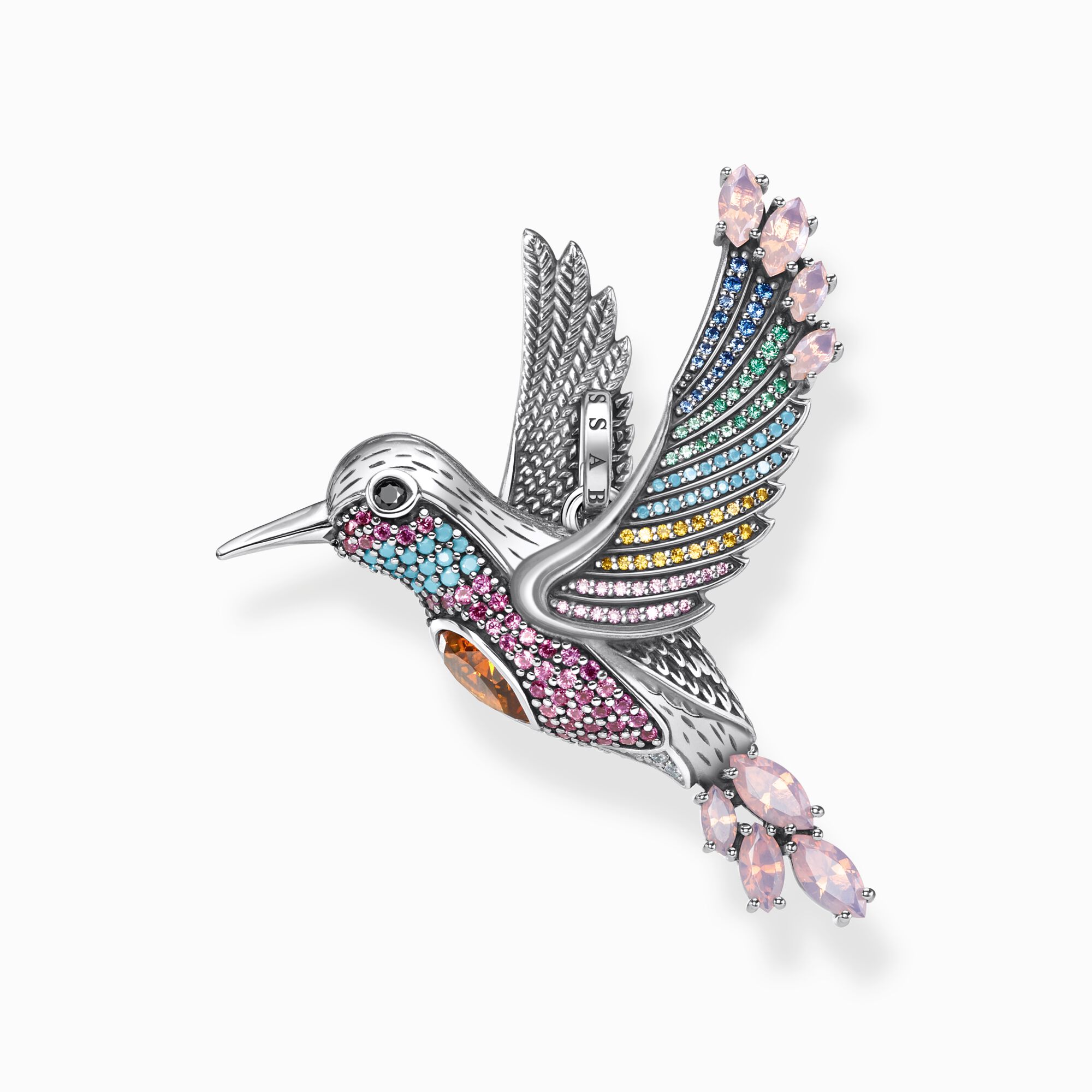 Colgante colibr&iacute; de colores plata de la colección  en la tienda online de THOMAS SABO