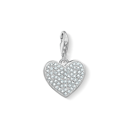 Charm pendant heart pav&eacute; from the  collection in the THOMAS SABO online store