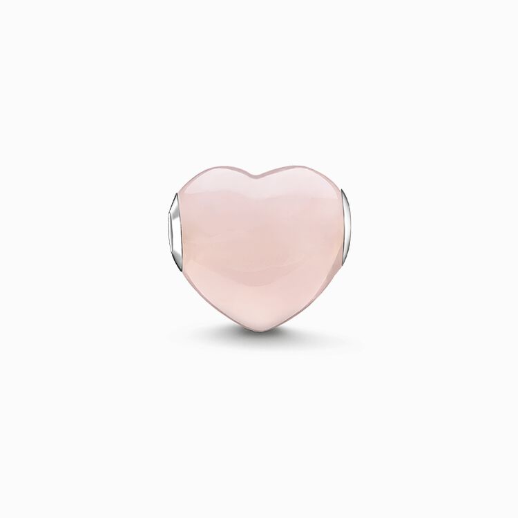 Bead pink heart from the Karma Beads collection in the THOMAS SABO online store