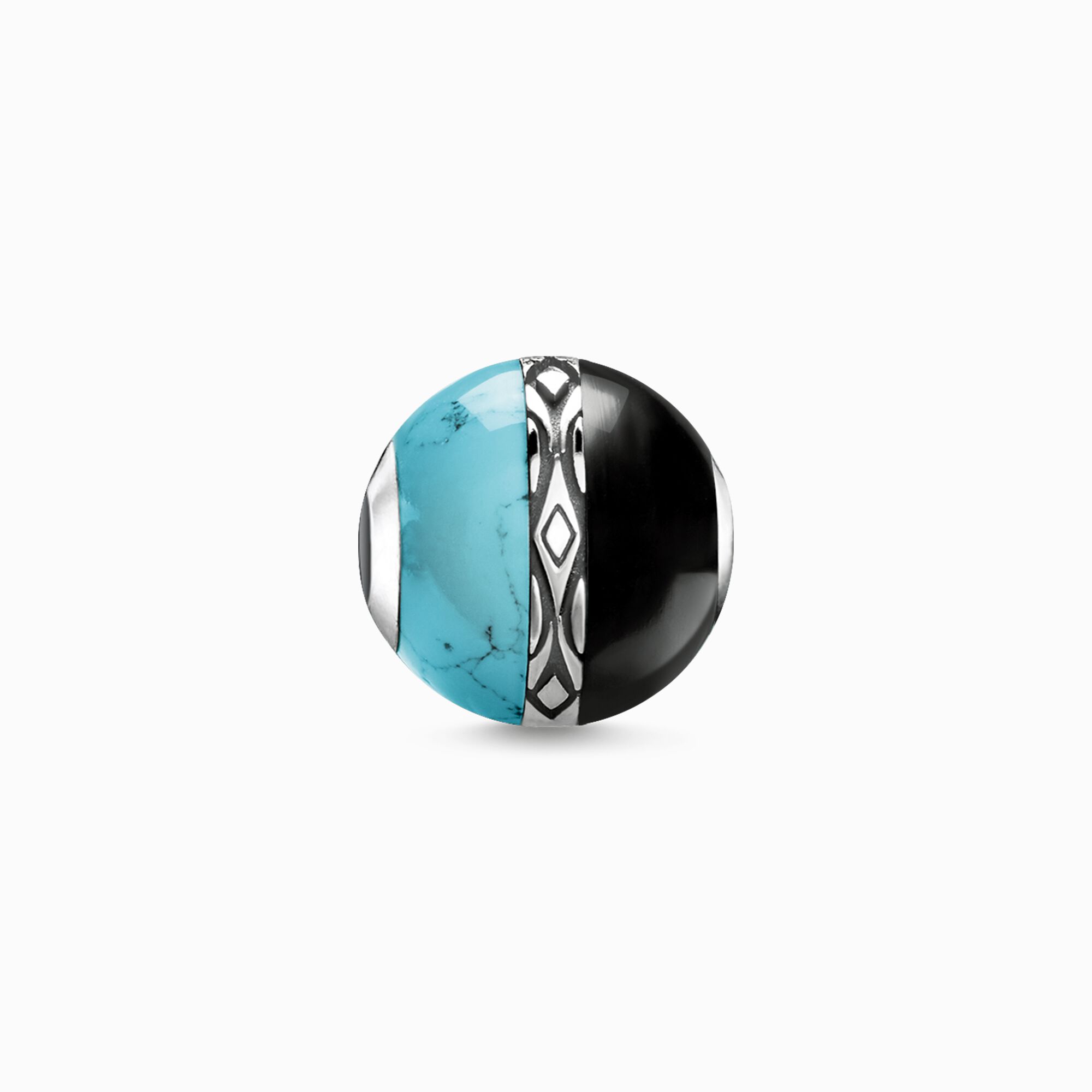 Bead ornamento turquesa y negro de la colección Karma Beads en la tienda online de THOMAS SABO