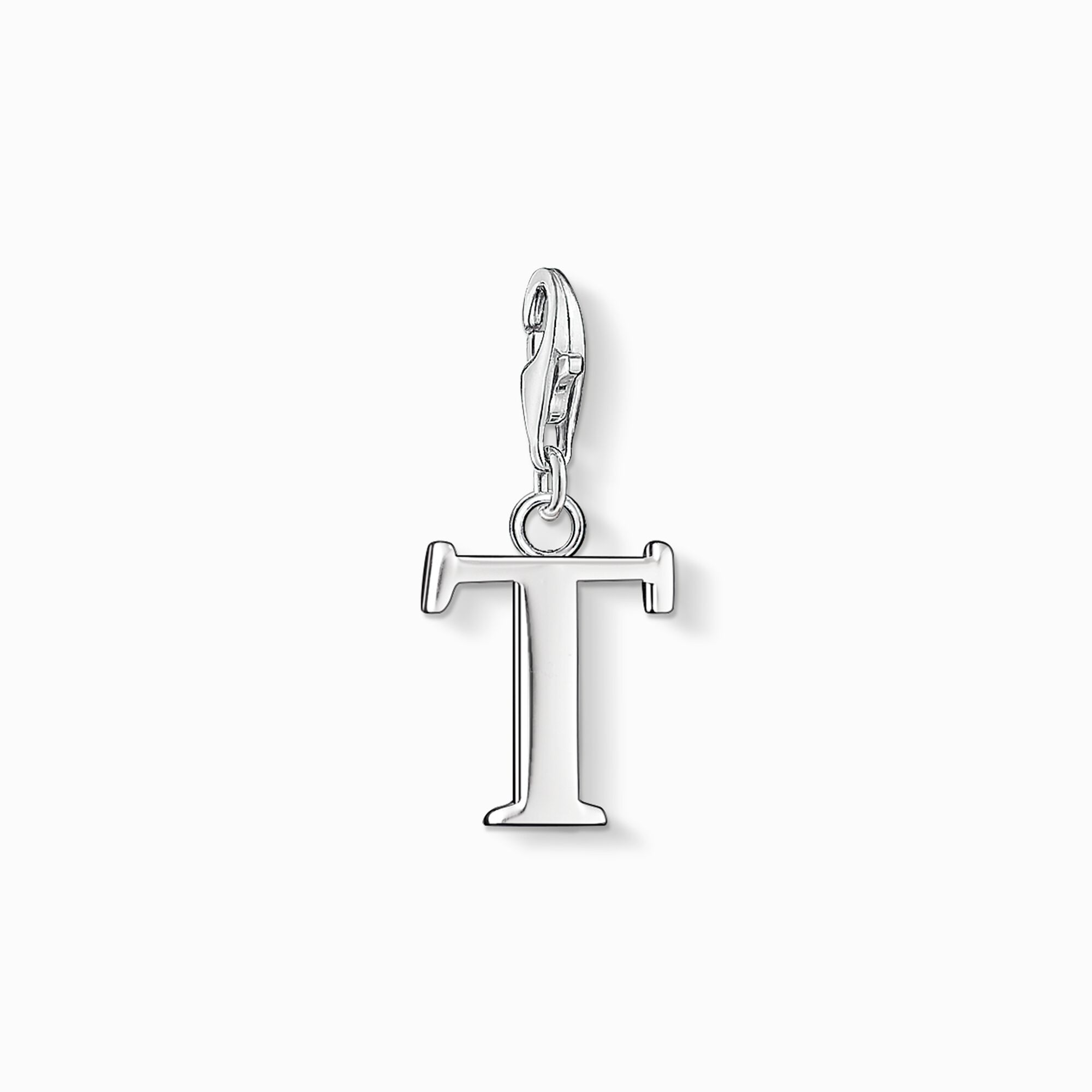 Charm pendant letter T from the Charm Club collection in the THOMAS SABO online store