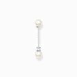 Pendiente perlas con piedra blanca plata de la colección Charming Collection en la tienda online de THOMAS SABO