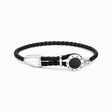 Leather strap disc black from the  collection in the THOMAS SABO online store
