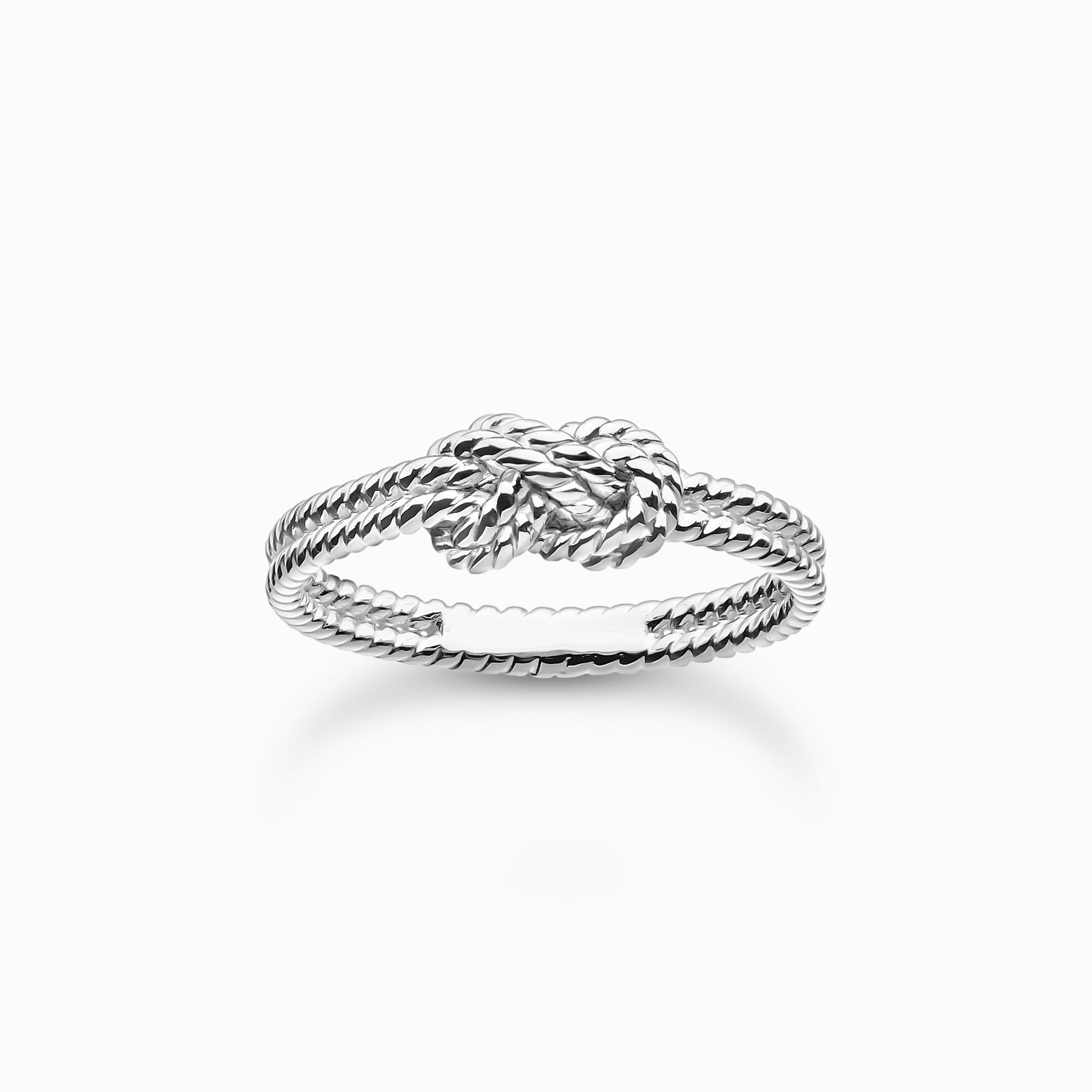 Ring rope with knot silver from the Charming Collection collection in the THOMAS SABO online store