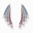 Boucles d&#39;oreilles aile de colibri multicolore argent de la collection  dans la boutique en ligne de THOMAS SABO