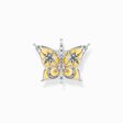 Anh&auml;nger Schmetterling mit Mond und Sterne gold aus der  Kollektion im Online Shop von THOMAS SABO