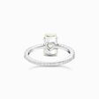 Ring mit wei&szlig;em Mini-Goldb&auml;ren und Steinen Silber aus der Charming Collection Kollektion im Online Shop von THOMAS SABO