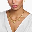 Halsband med bricka guldpl&auml;terad ur kollektionen  i THOMAS SABO:s onlineshop