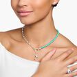 Cha&icirc;ne Charm  avec beads de turquoises argent de la collection Charm Club dans la boutique en ligne de THOMAS SABO