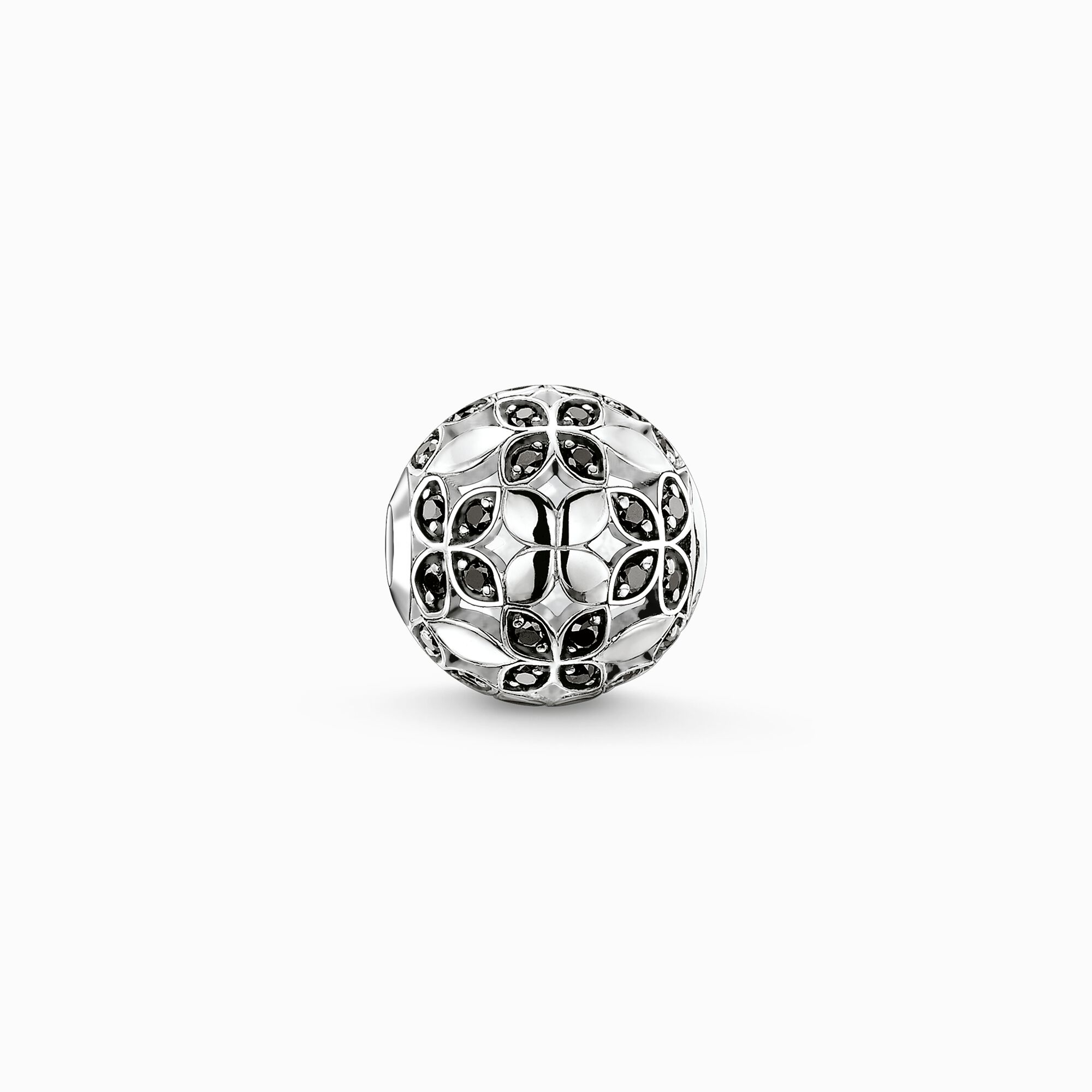 Bead black lotus leaf from the Karma Beads collection in the THOMAS SABO online store