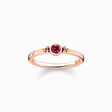 Ring royalty red stone from the  collection in the THOMAS SABO online store