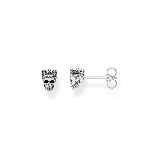 Edgy Ear Studs Skull King For Women Thomas Sabo