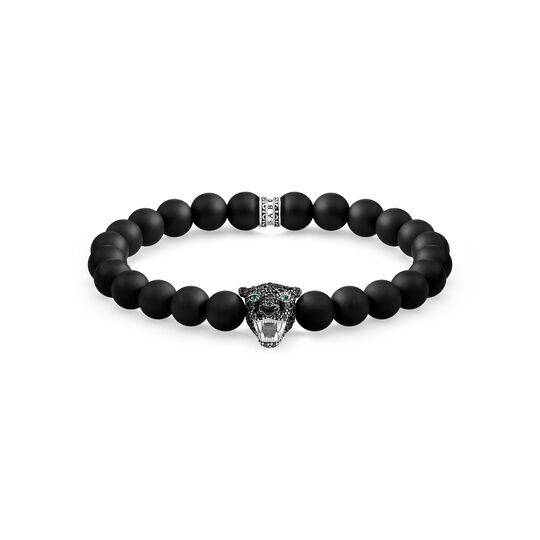 Bracelet Black Cat onyx from the  collection in the THOMAS SABO online store