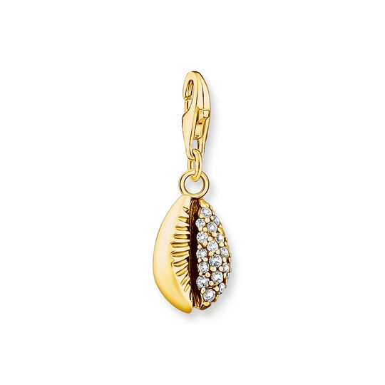 Pendentif Charm coquille avec pierres blanches or de la collection  dans la boutique en ligne de THOMAS SABO