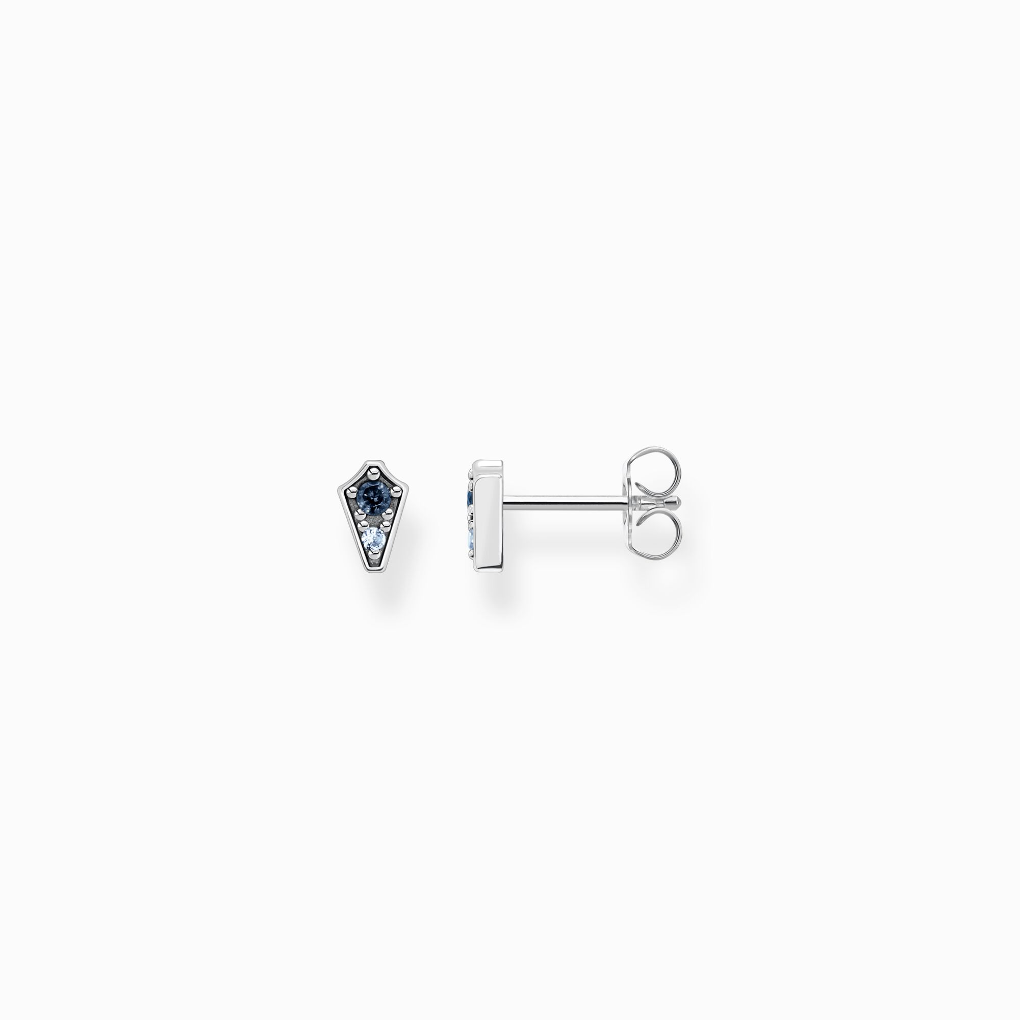 Ohrstecker für Damen: blaue Steine, Silber – THOMAS SABO