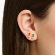 Clous d&#39;oreilles pierres color&eacute;es or de la collection  dans la boutique en ligne de THOMAS SABO