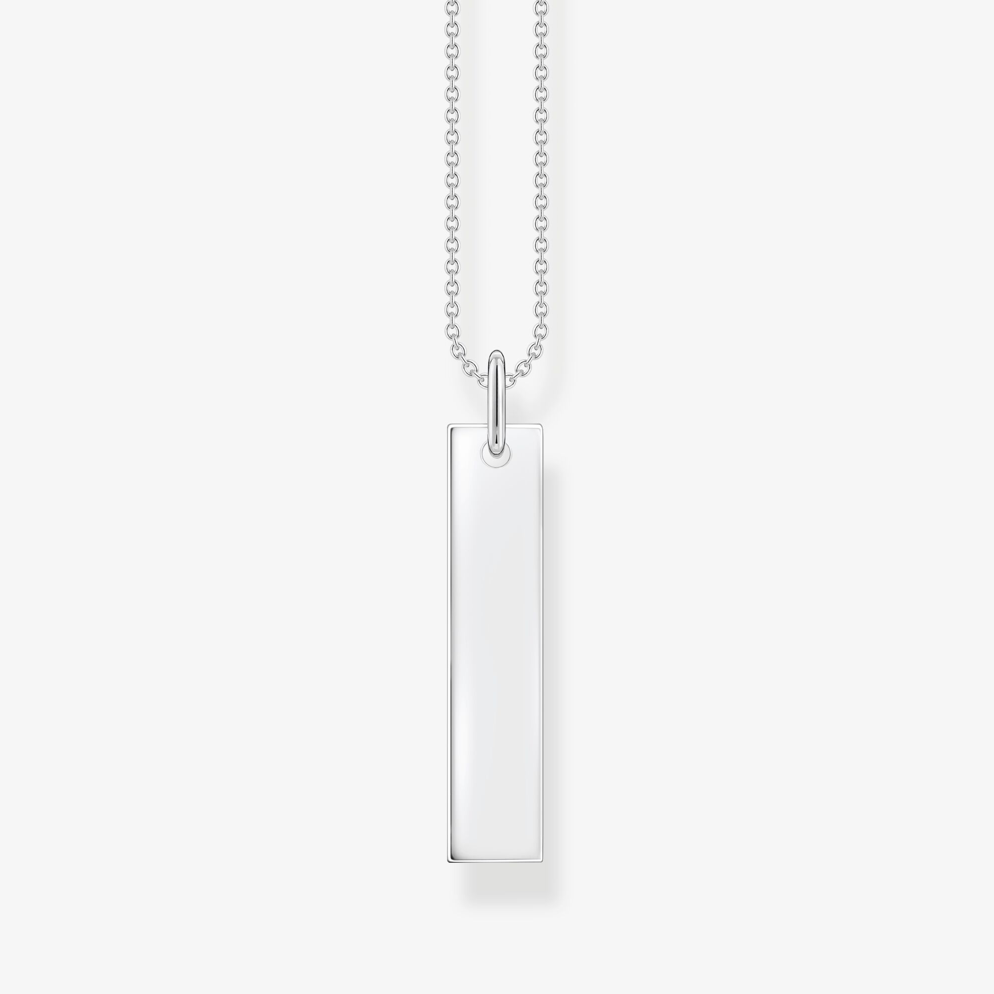 THOMAS SABO Kette Tag silber, Sterlingsilber, Größe: 50 cm, Unisex