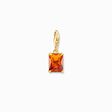 Pendentif Charm grande pierre orange de la collection  dans la boutique en ligne de THOMAS SABO