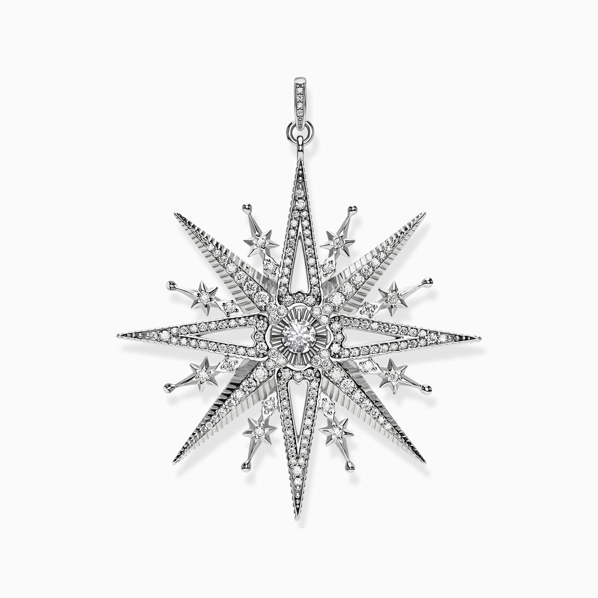 Pendant royalty star silver from the  collection in the THOMAS SABO online store
