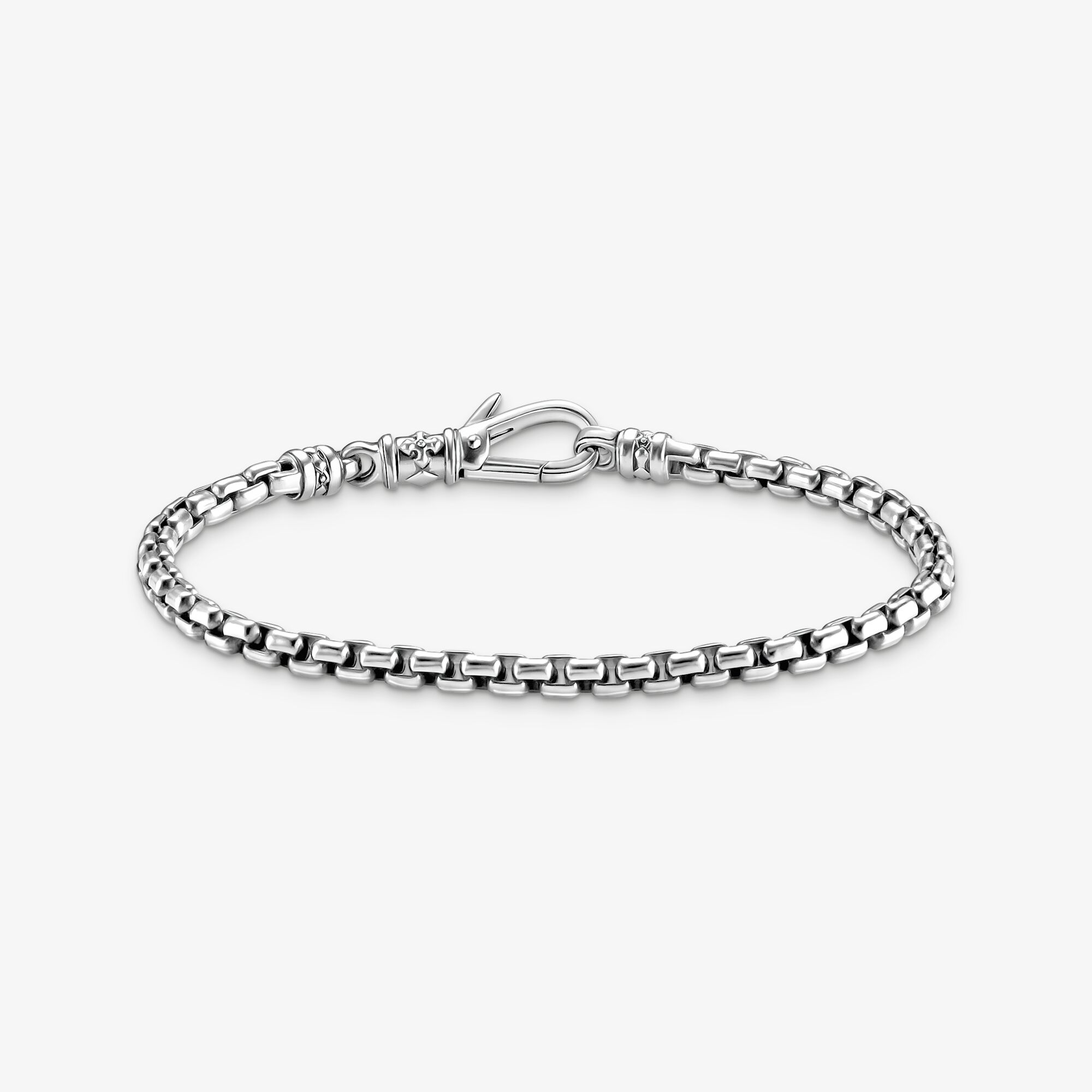 THOMAS SABO Bracelet Venezia en argent, Argent Sterling 925‰, noirci, Taille: 20 cm, Unisex