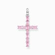 Pendentif croix avec pierres roses argent de la collection  dans la boutique en ligne de THOMAS SABO