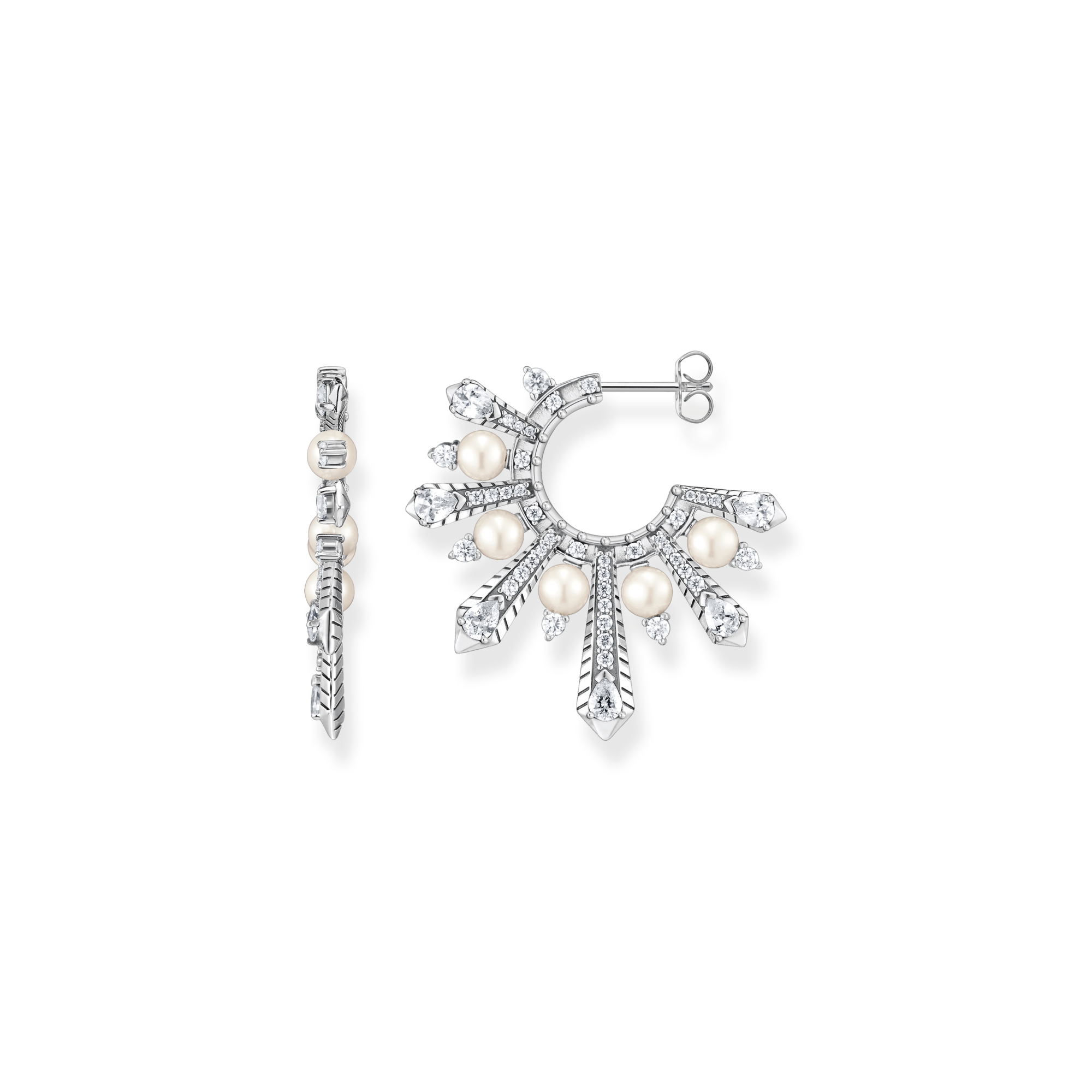 Visiter la boutique Thomas SaboThomas Sabo Femme 925 Argent|#Silver Balle Blanc Zircon 