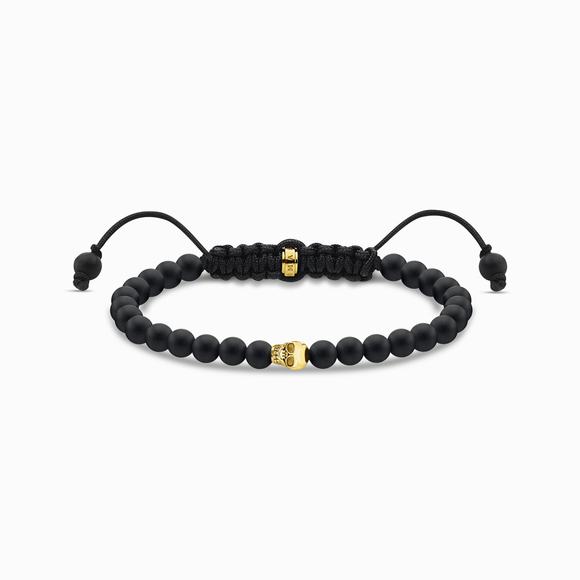 Bracelet black skull gold from the  collection in the THOMAS SABO online store