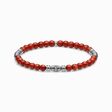 Bracelet talisman rouge de la collection Glam &amp; Soul dans la boutique en ligne de THOMAS SABO
