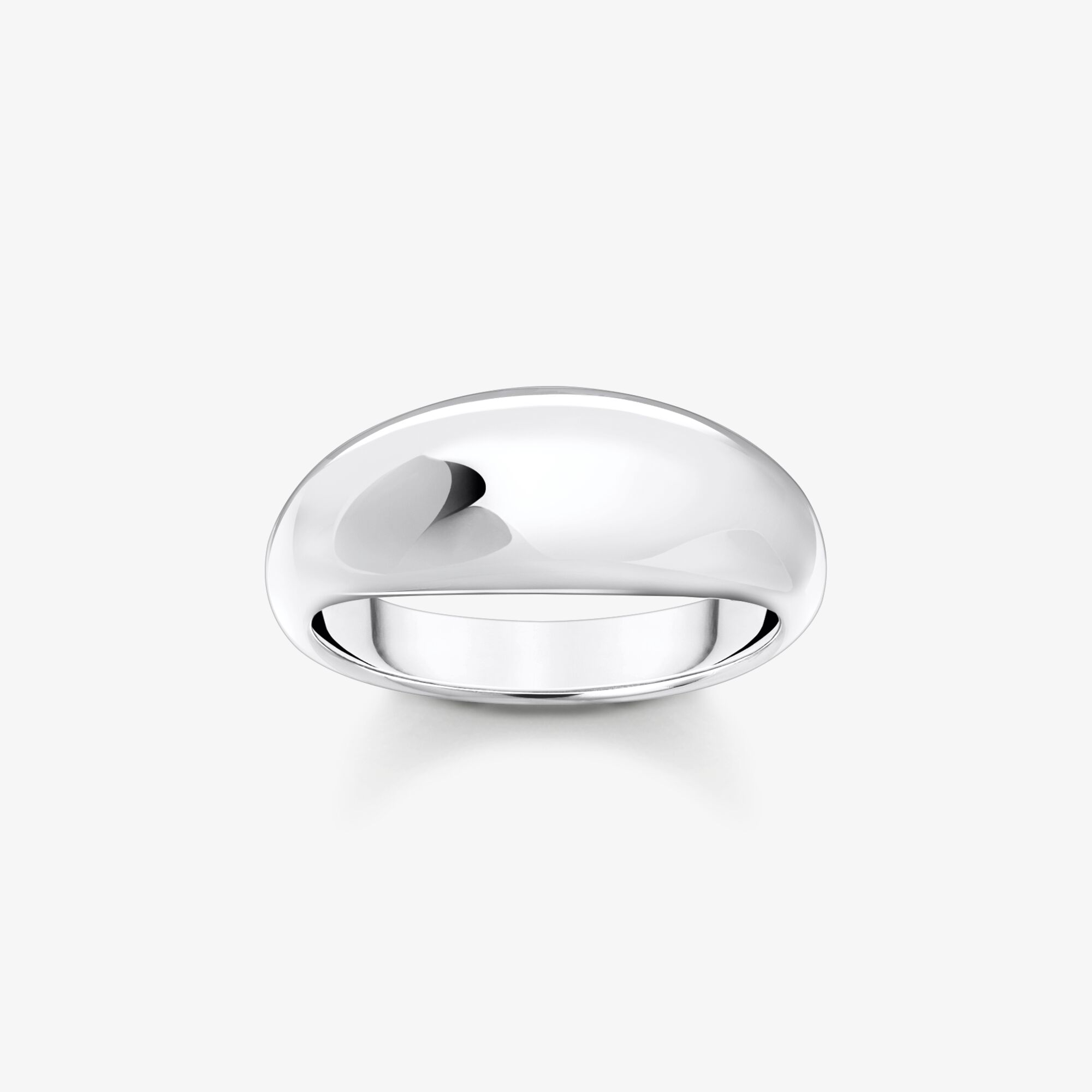 THOMAS SABO Bague en argent avec motif sans temps, Argent sterling, Taille: 58, femme