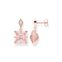 Ear studs pink stone with star from the  collection in the THOMAS SABO online store