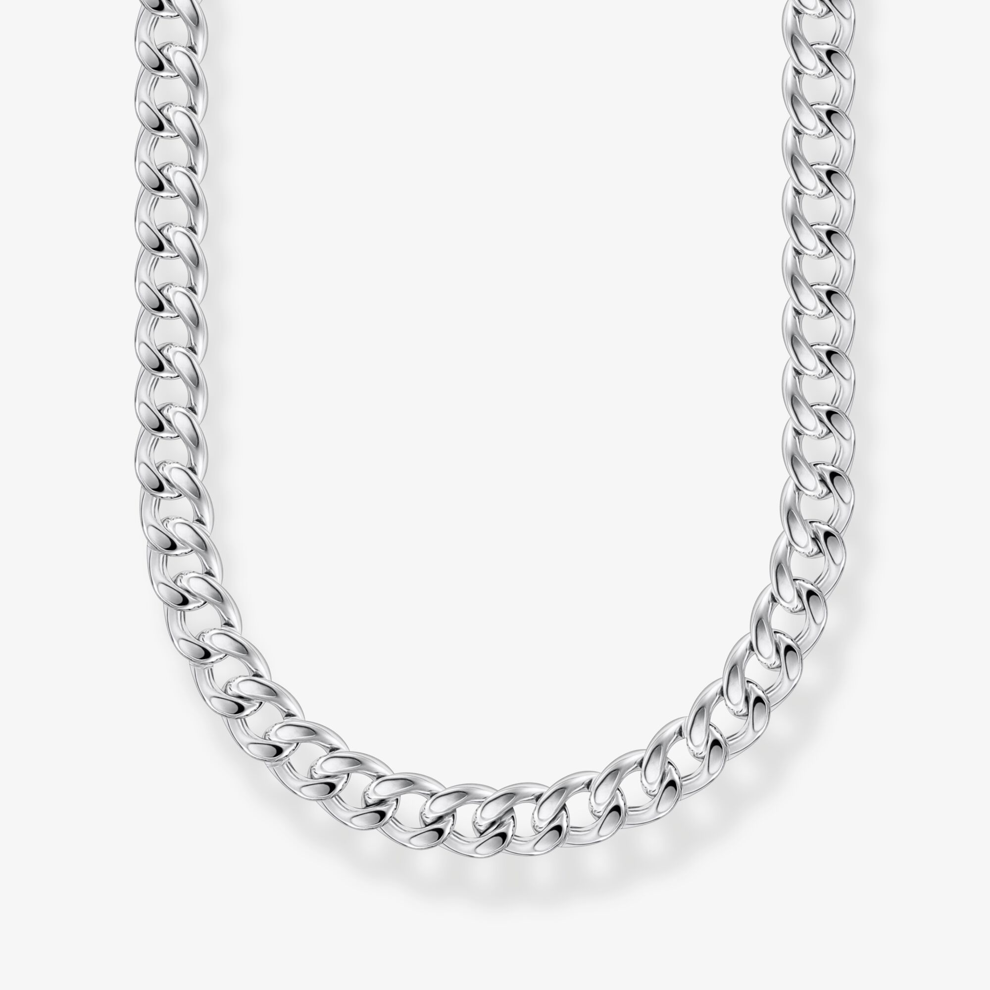 THOMAS SABO Chaîne liens argent Épaisseur 4,00 mm (0,16 Inch), Argent sterling, Taille: L55V, femme