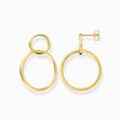 Earrings circles gold from the  collection in the THOMAS SABO online store