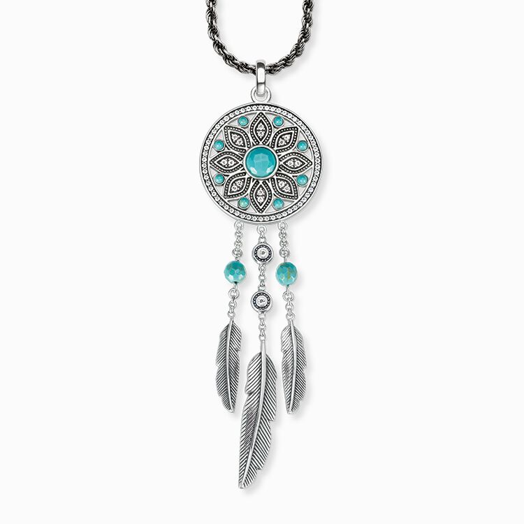 Necklace ethno dreamcatcher from the  collection in the THOMAS SABO online store