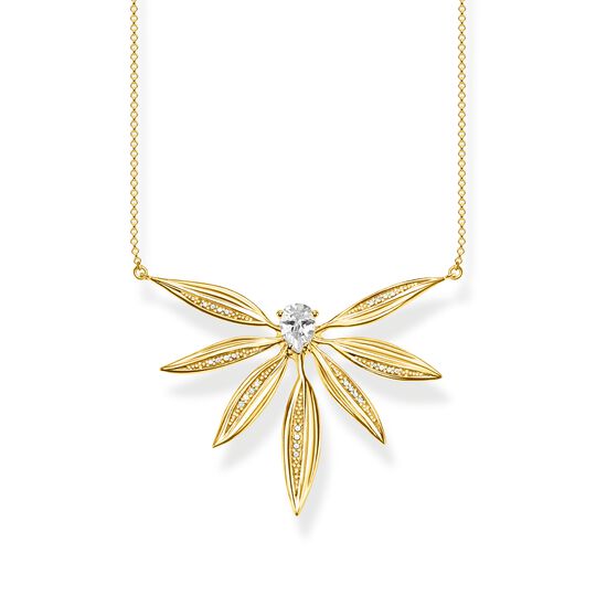 necklace leaves large gold from the  collection in the THOMAS SABO online store