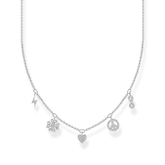 Necklace with symbols silver from the Charming Collection collection in the THOMAS SABO online store