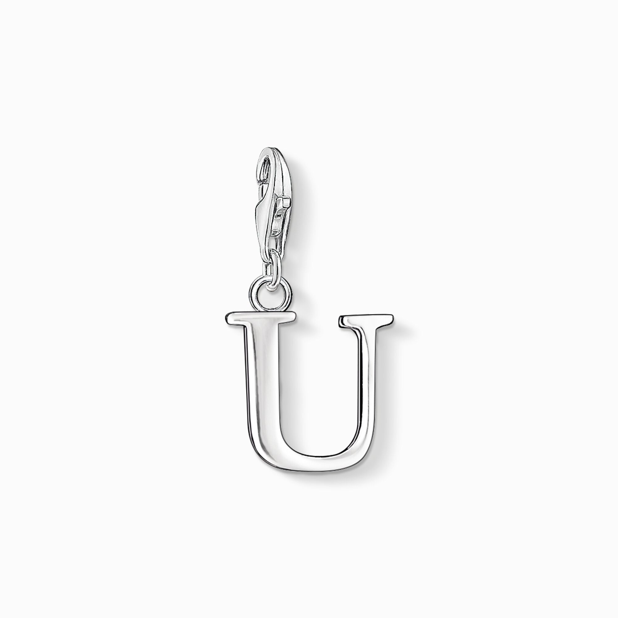 Charm pendant letter U from the Charm Club collection in the THOMAS SABO online store